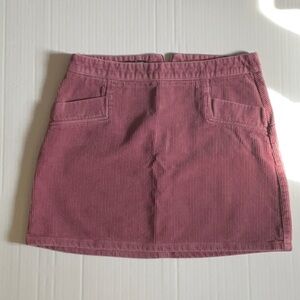 Pink corduroy mini skirt 12